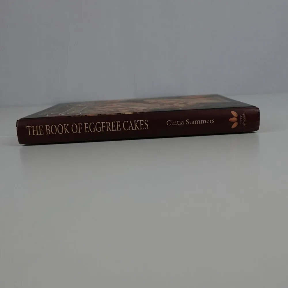 The Book of Egg Free Cakes by Cintia Stammers Hardcover Book